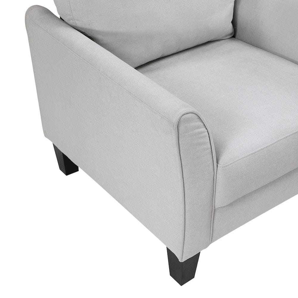 Homelegance  - Aliana Chair in Gray - 9519GRY-1  view 7
