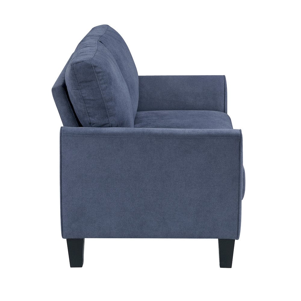 Homelegance  - Aliana Love Seat in Blue - 9519BUE-2  view 3