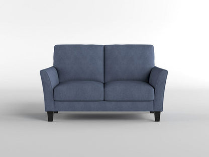 Homelegance  - Aliana Love Seat in Blue - 9519BUE-2  view 11