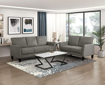 Homelegance  - Aliana Love Seat in Brownish gray - 9519CHC-2  view 8