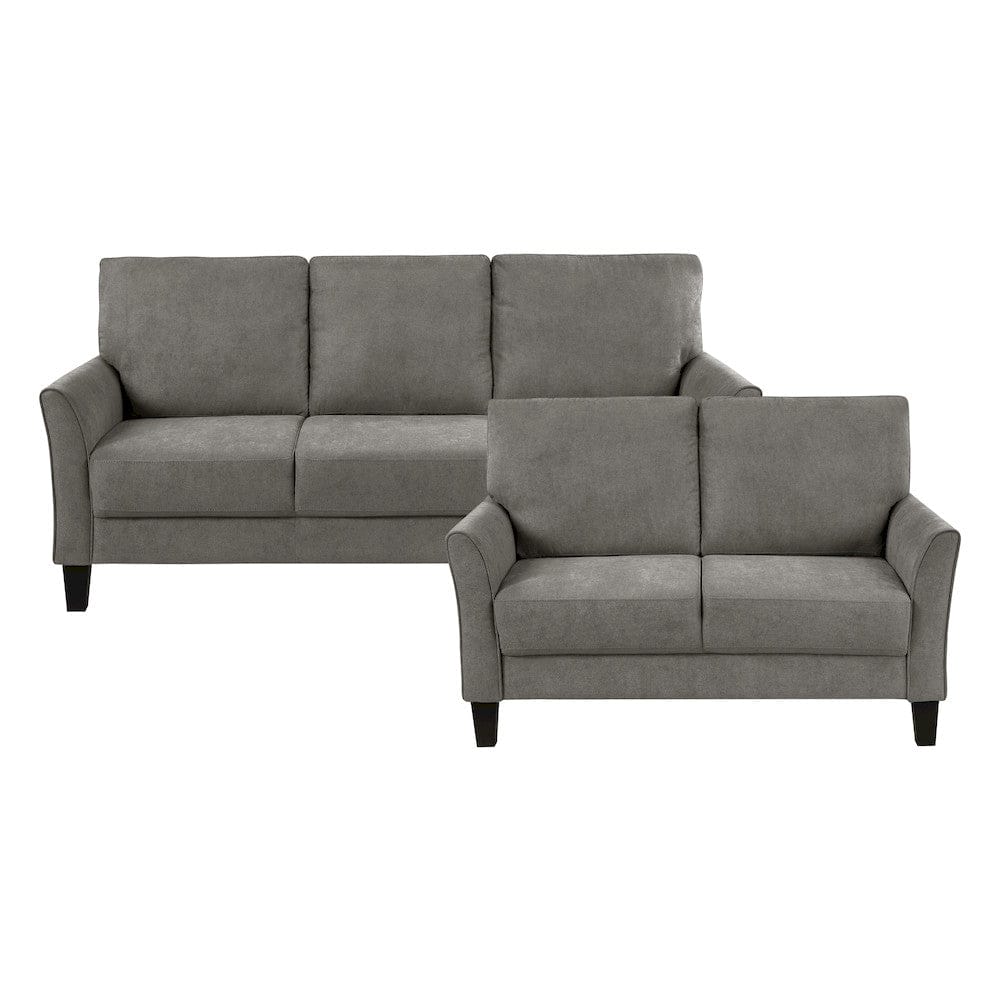 Homelegance  - Aliana Love Seat in Brownish gray - 9519CHC-2  view 11