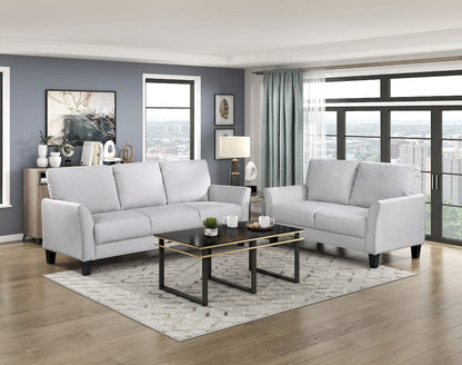 Homelegance  - Aliana Love Seat in Gray - 9519GRY-2  view 8