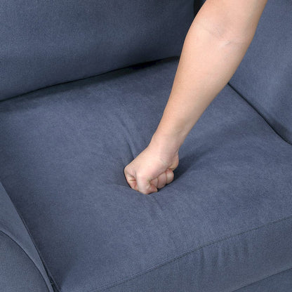 Homelegance  - Aliana Sofa in Blue - 9519BUE-3  view 6