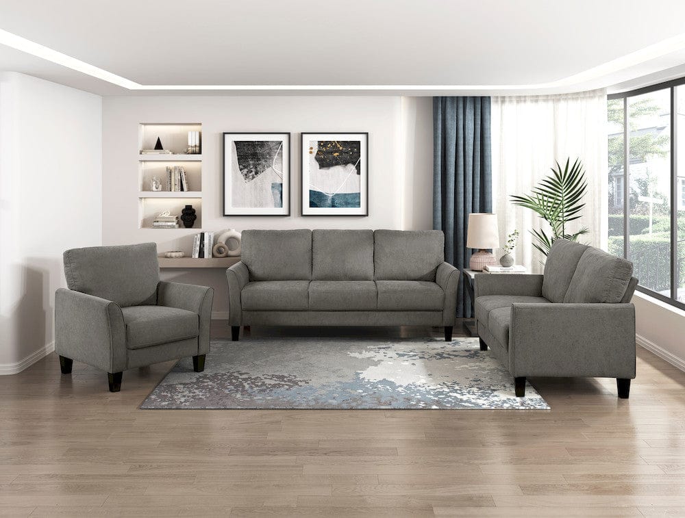 Homelegance  - Aliana Sofa in Brownish gray - 9519CHC-3  view 9