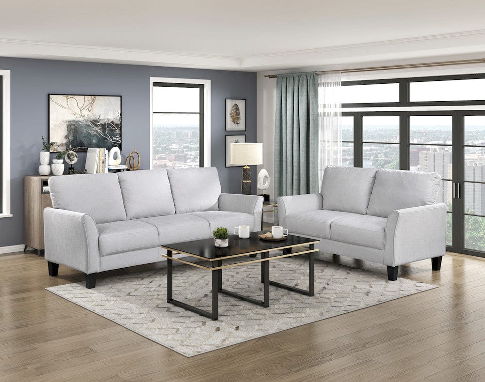 Homelegance  - Aliana Sofa in Gray - 9519GRY-3  view 5