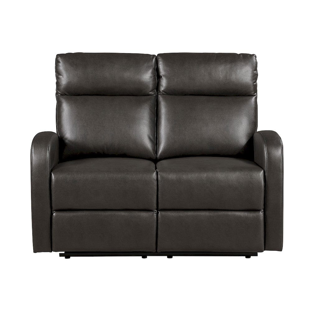 Homelegance  - Allen Double Reclining Love Seat in Espresso - 9147PUE-2  view 2
