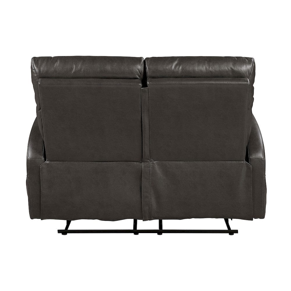 Homelegance  - Allen Double Reclining Love Seat in Espresso - 9147PUE-2  view 3