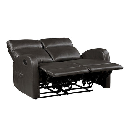 Homelegance  - Allen Double Reclining Love Seat in Espresso - 9147PUE-2  view 4