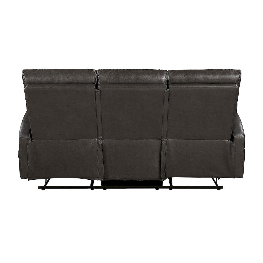 Homelegance  - Allen Double Reclining Sofa in Espresso - 9147PUE-3  view 5