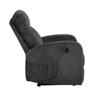 Homelegance  - Allen Reclining Chair in Dark gray - 9147FDG-1  view 5