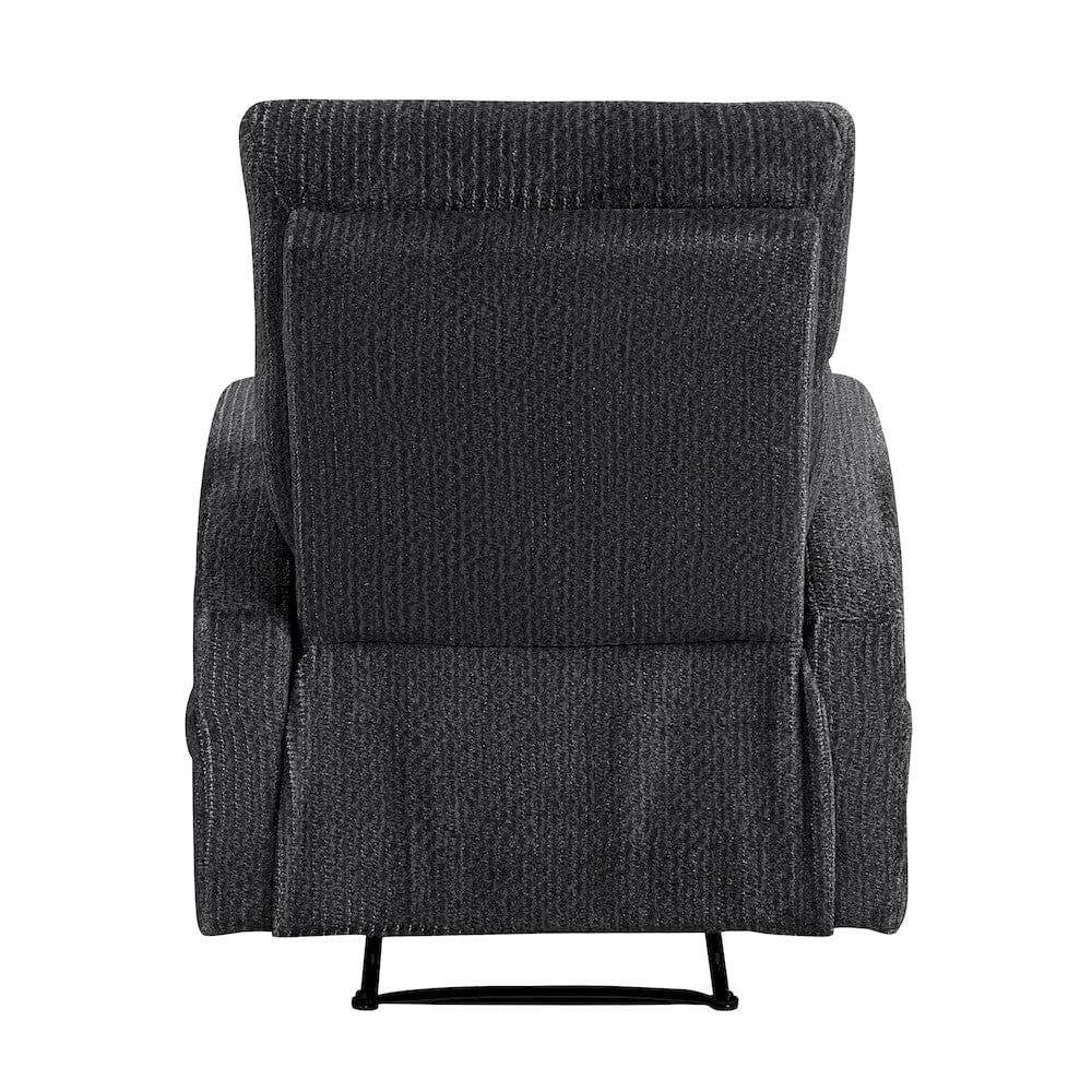 Homelegance  - Allen Reclining Chair in Dark gray - 9147FDG-1  view 6