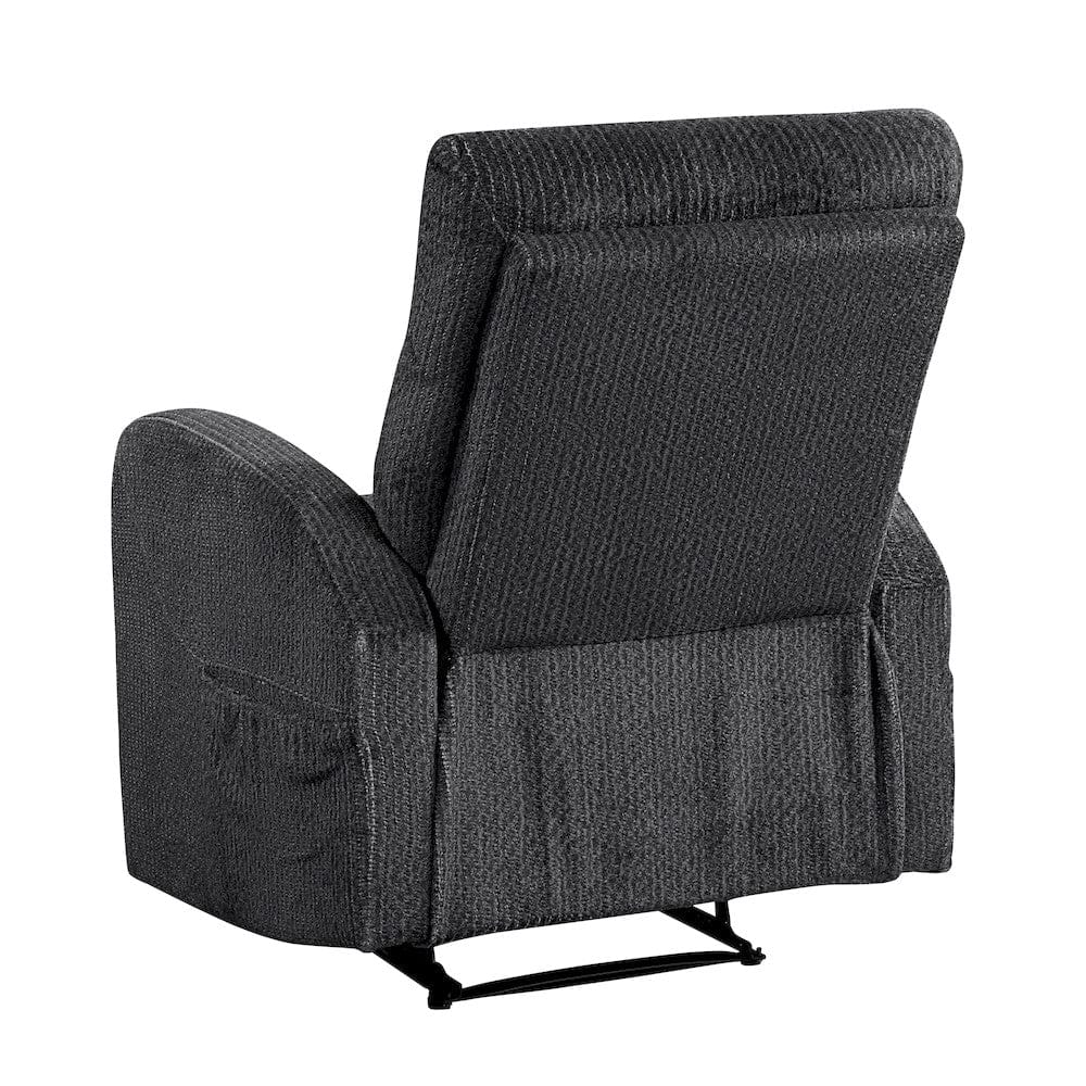 Homelegance  - Allen Reclining Chair in Dark gray - 9147FDG-1  view 10
