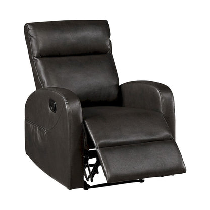 Homelegance  - Allen Reclining Chair in Espresso - 9147PUE-1  view 7