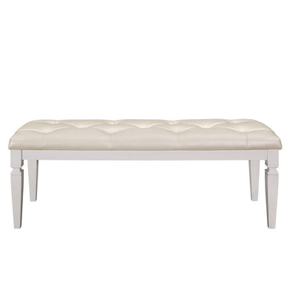 Homelegance  - Allura Bench in White - 1916W-FBH  view 1