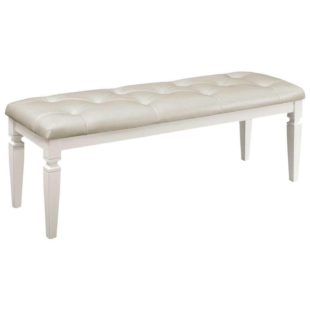 Homelegance  - Allura Bench in White - 1916W-FBH  view 2
