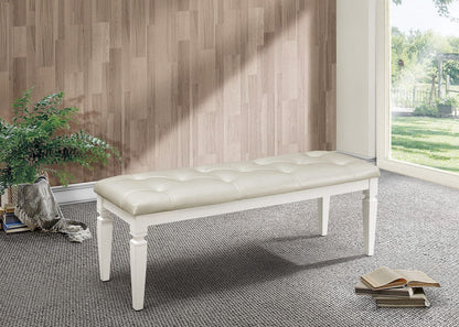 Homelegance  - Allura Bench in White - 1916W-FBH  view 3