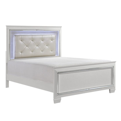 Homelegance  - Allura California King Bed, LED Lighting in White - 1916KW-1CKx  view 3