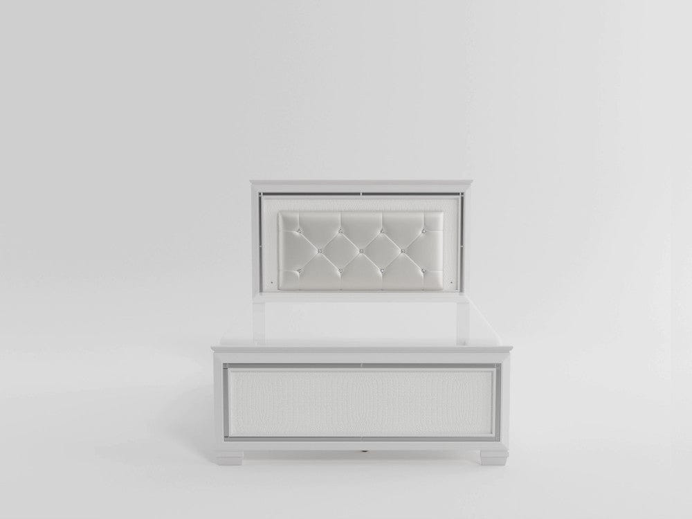 Homelegance  - Allura Full Bed, LED Lighting in Silver - 1916F-1x  view 5