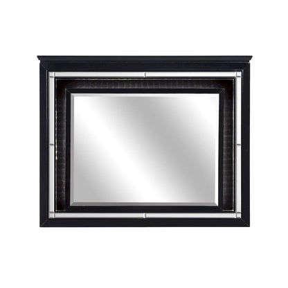 Homelegance  - Allura Mirror, LED Lighting - 1916BK-6  view 1