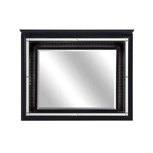 Homelegance  - Allura Mirror, LED Lighting - 1916BK-6  view 1