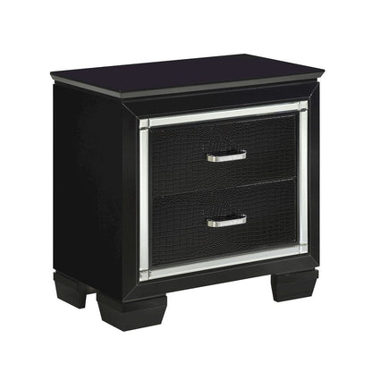 Homelegance  - Allura Night Stand, LED Lighting - 1916BK-4  view 1