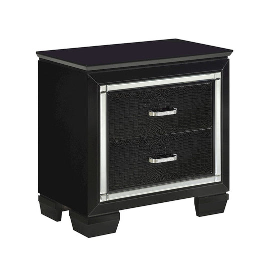 Homelegance  - Allura Night Stand, LED Lighting - 1916BK-4  view 1