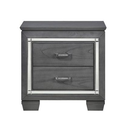Homelegance  - Allura Night Stand, LED Lighting - 1916GY-4  view 1