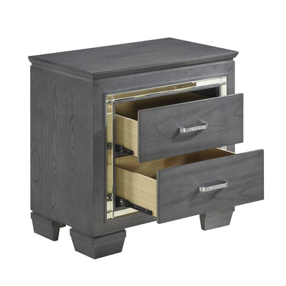 Homelegance  - Allura Night Stand, LED Lighting - 1916GY-4  view 3