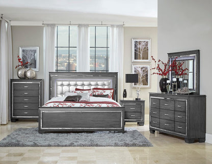 Homelegance  - Allura Night Stand, LED Lighting - 1916GY-4  view 4