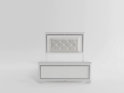 Homelegance  - Allura Queen Bed, LED Lighting in White - 1916W-1x  view 6