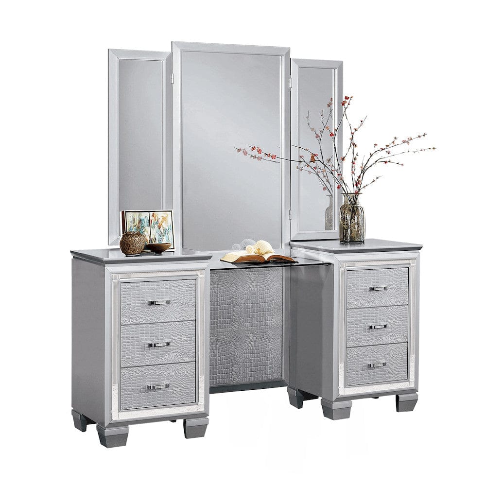 Homelegance  - Allura Vanity Dresser W/ Mirror - 1916-15x  view 1