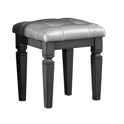 Homelegance  - Allura Vanity Stool in Gray - 1916GY-14  view 1