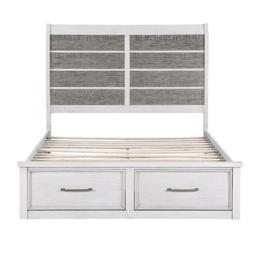 Homelegance  - Ambrose California King Platform Bed W/ Footboard Storage - 1303K-1CKx  view 2