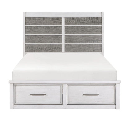 Homelegance  - Ambrose Eastern King Platform Bed W/ Footboard Storage - 1303K-1EKx  view 1