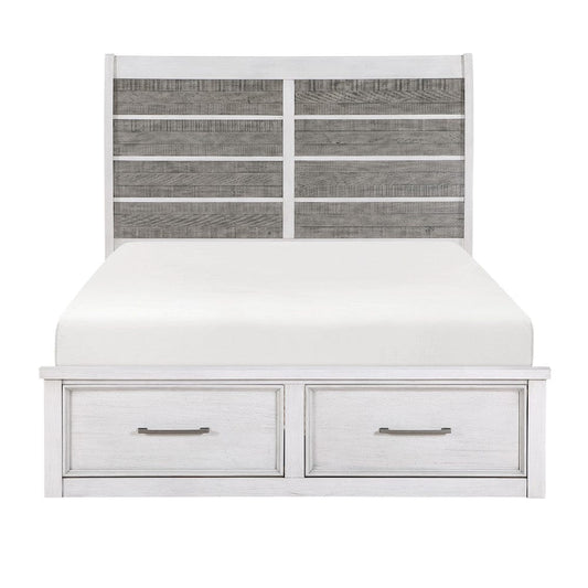 Homelegance  - Ambrose Eastern King Platform Bed W/ Footboard Storage - 1303K-1EKx  view 1