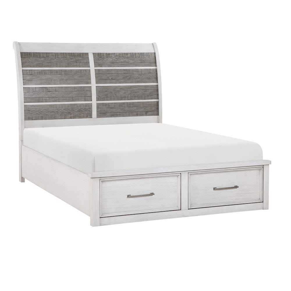 Homelegance  - Ambrose Eastern King Platform Bed W/ Footboard Storage - 1303K-1EKx  view 4