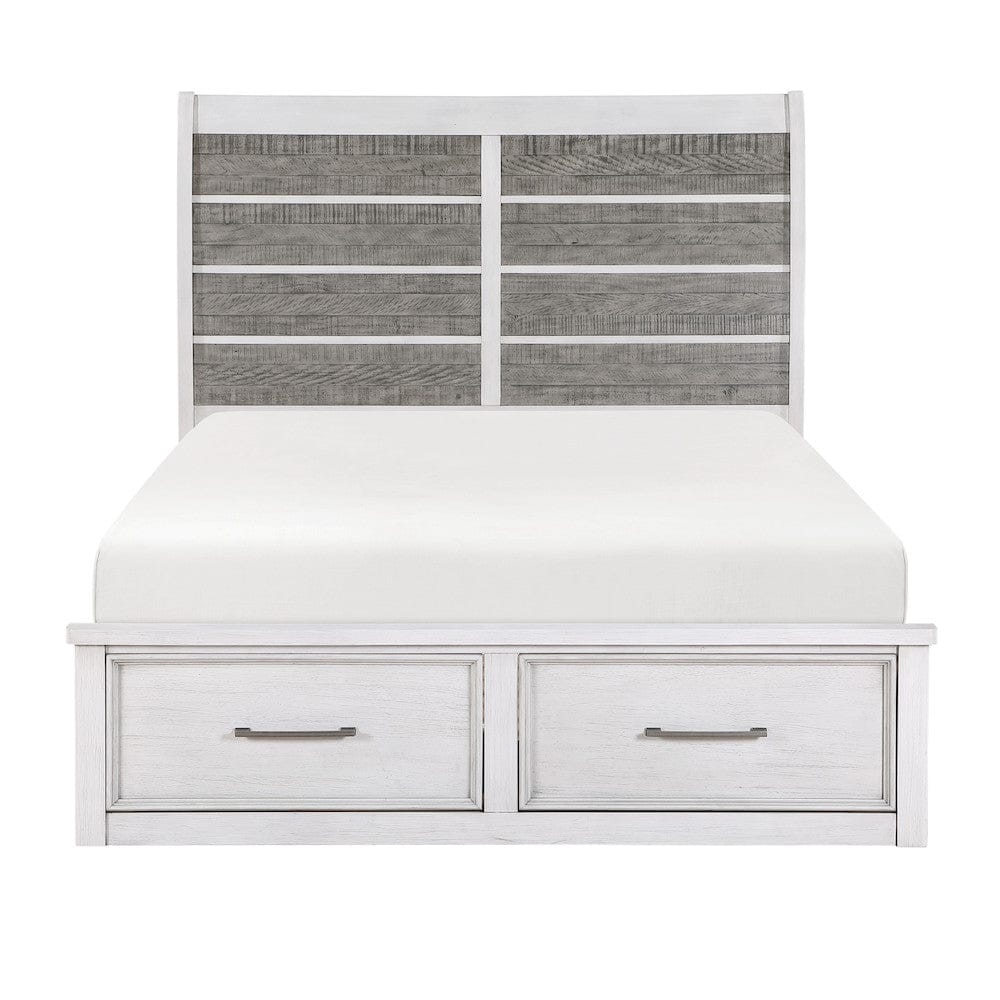 Homelegance  - Ambrose Queen Platform Bed W/ Footboard Storage - 1303-1x  view 6