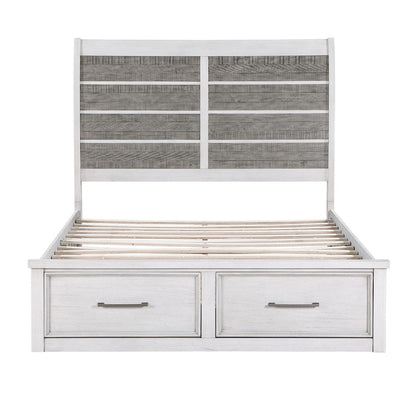 Homelegance  - Ambrose Queen Platform Bed W/ Footboard Storage - 1303-1x  view 7