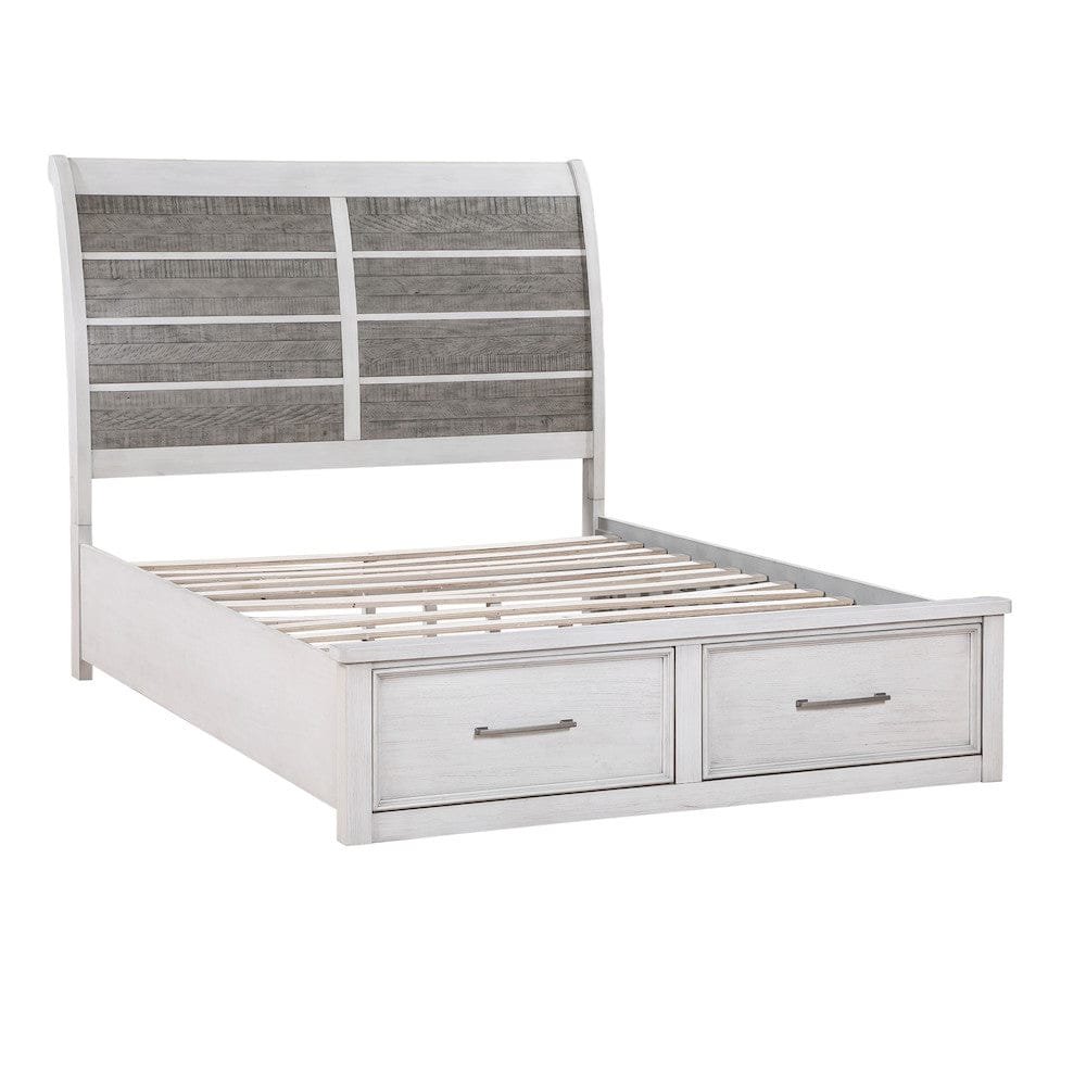Homelegance  - Ambrose Queen Platform Bed W/ Footboard Storage - 1303-1x  view 8