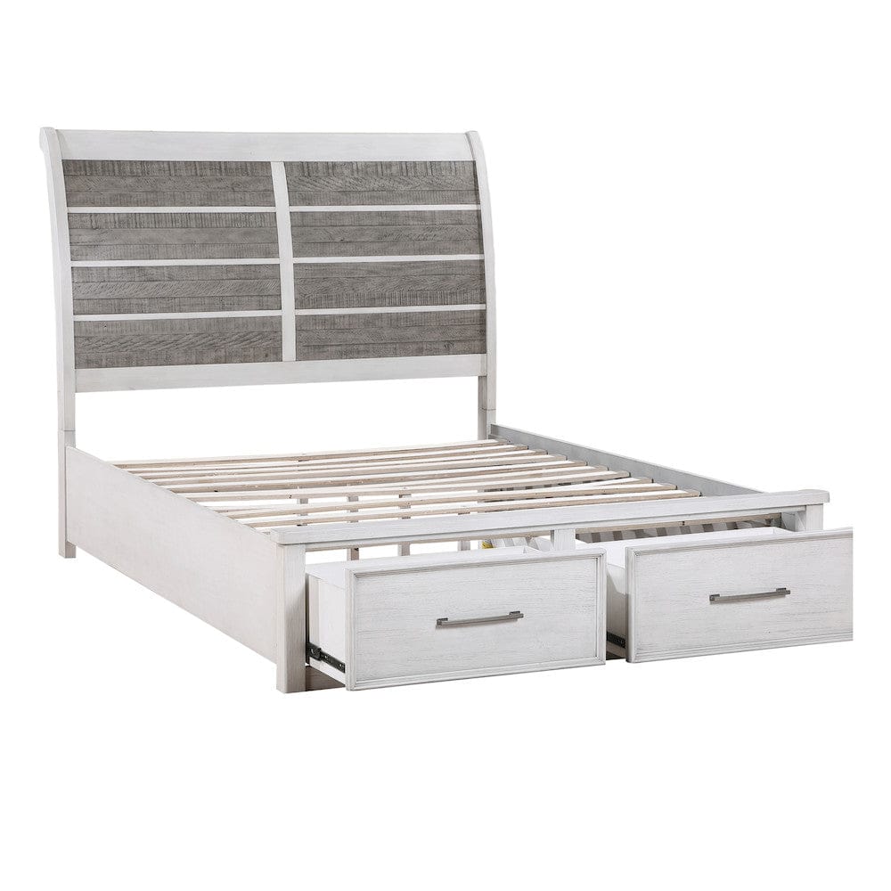 Homelegance  - Ambrose Queen Platform Bed W/ Footboard Storage - 1303-1x  view 11
