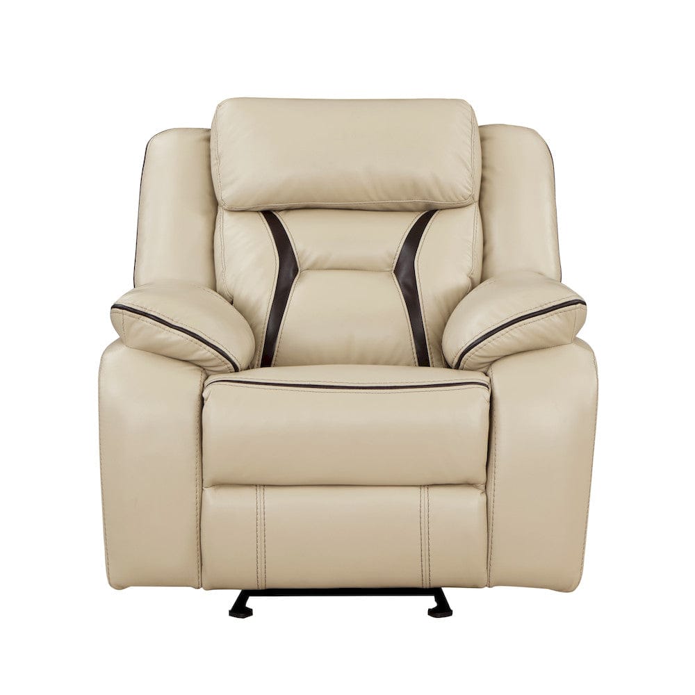 Homelegance  - Amite Glider Reclining Chair in Beige - 8229NBE-1  view 1