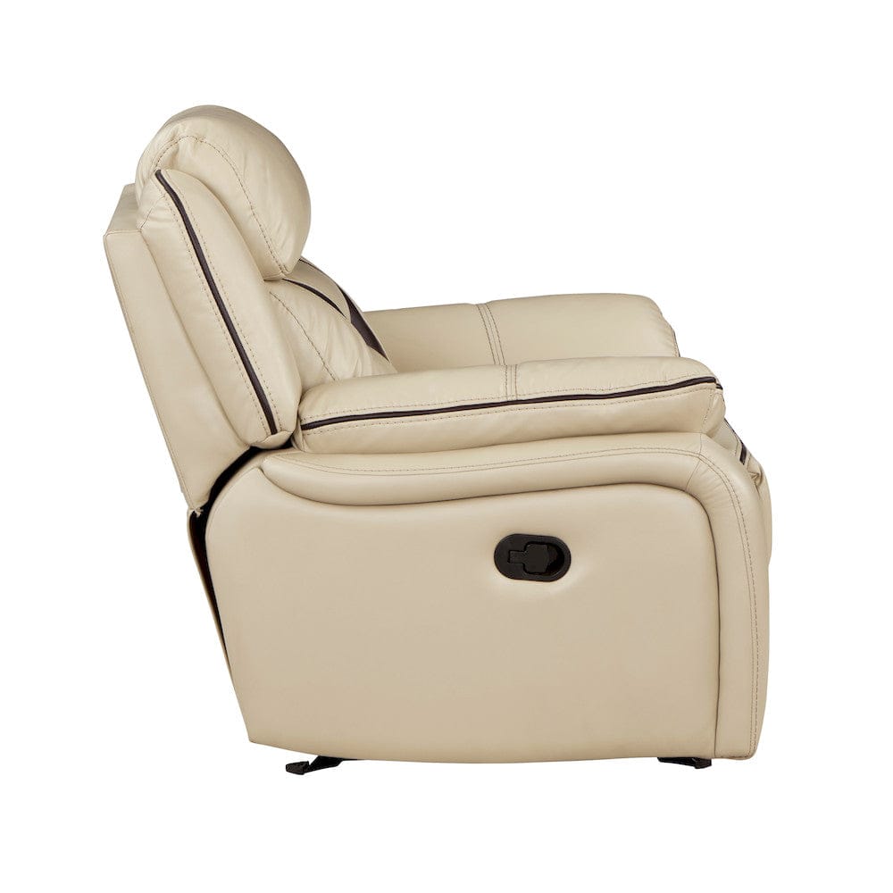 Homelegance  - Amite Glider Reclining Chair in Beige - 8229NBE-1  view 3