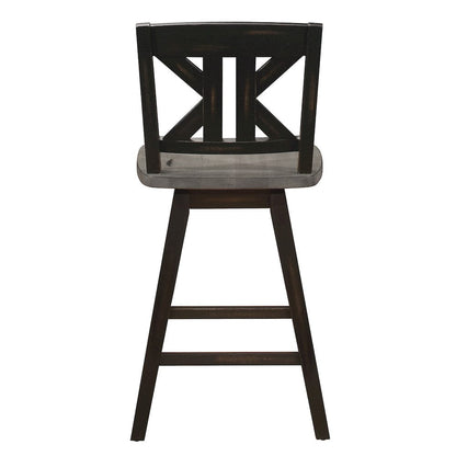 Homelegance  - Amsonia Swivel Counter Height Chair - 5602-24BKS1  view 4