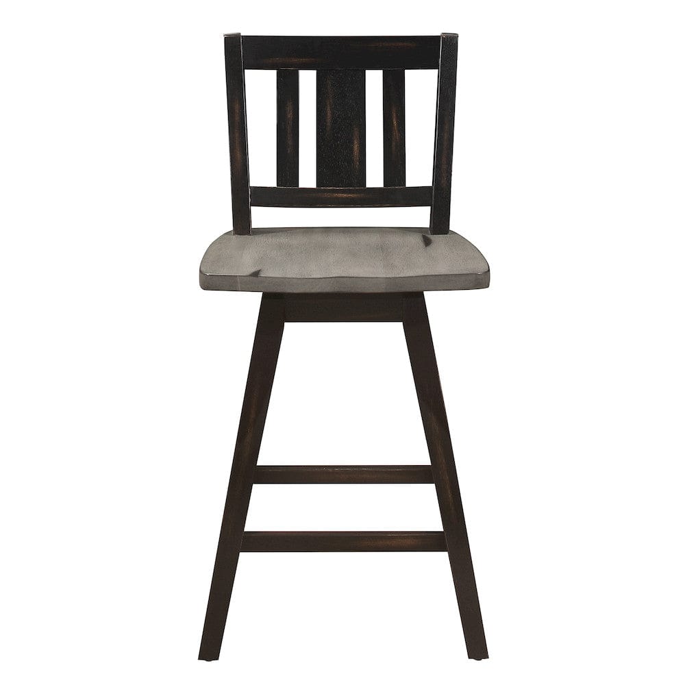 Homelegance  - Amsonia Swivel Counter Height Chair - 5602-24BKS2  view 3