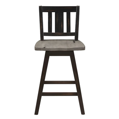 Homelegance  - Amsonia Swivel Counter Height Chair - 5602-24BKS2  view 3