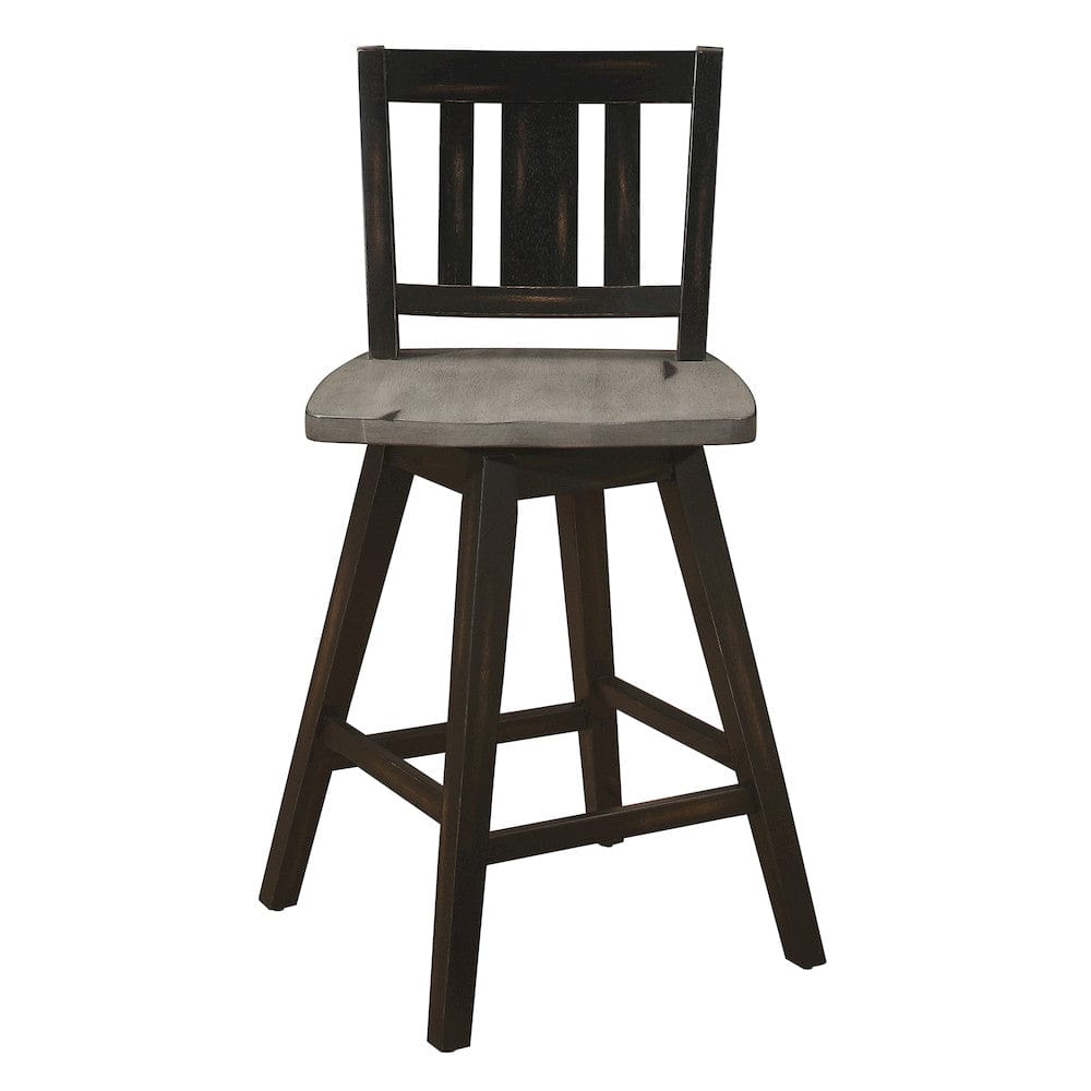 Homelegance  - Amsonia Swivel Counter Height Chair - 5602-24BKS2  view 5