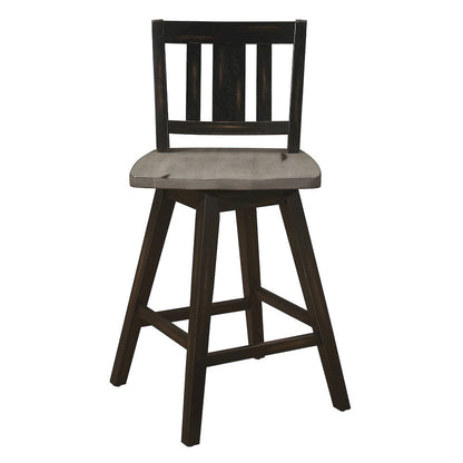 Homelegance  - Amsonia Swivel Counter Height Chair - 5602-24BKS2  view 5