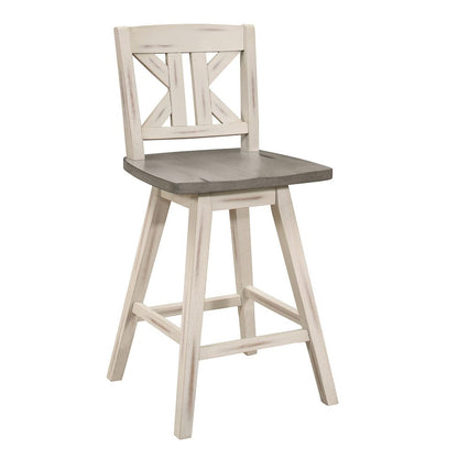 Homelegance  - Amsonia Swivel Counter Height Chair - 5602-24WTS1  view 1