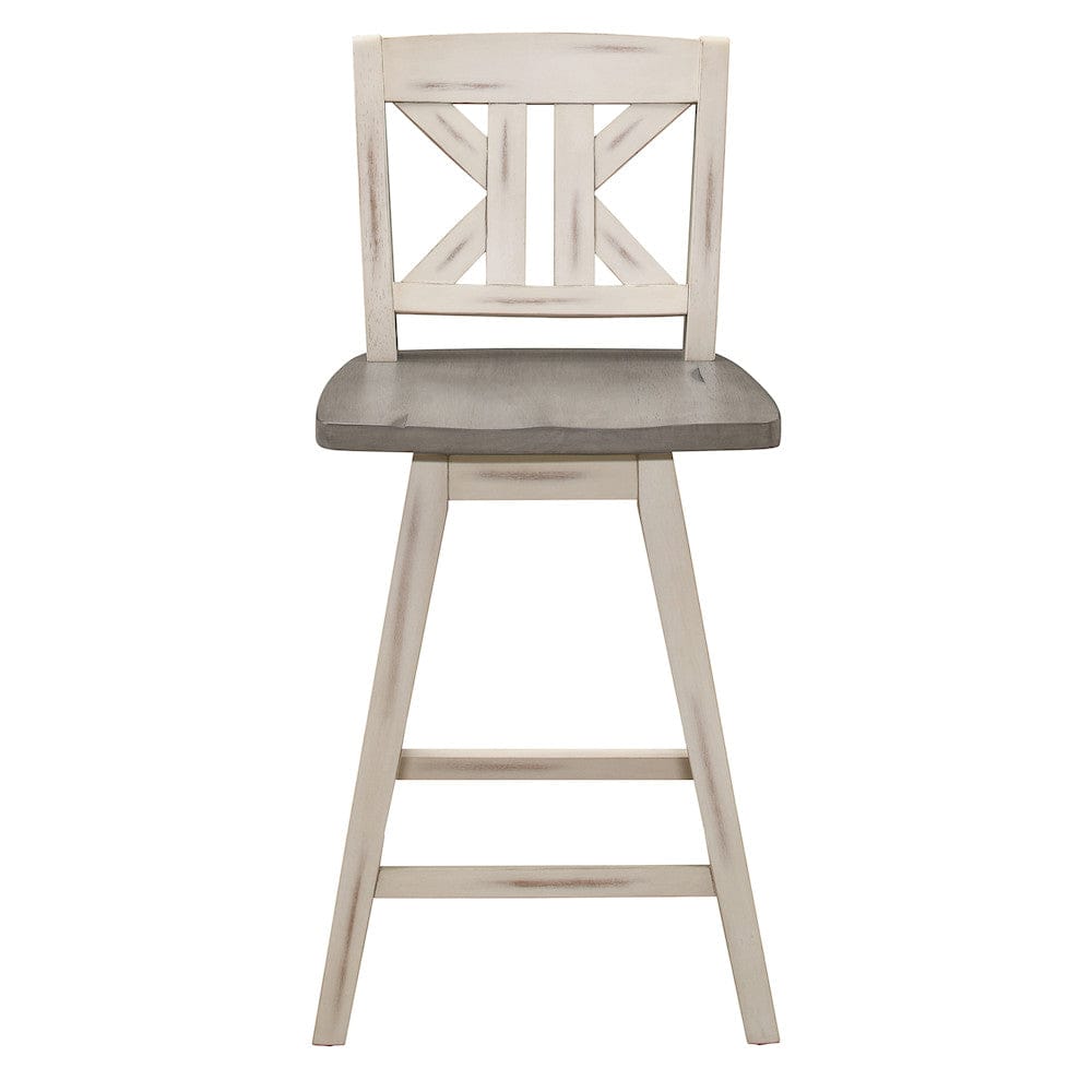 Homelegance  - Amsonia Swivel Counter Height Chair - 5602-24WTS1  view 4