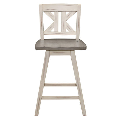 Homelegance  - Amsonia Swivel Counter Height Chair - 5602-24WTS1  view 4
